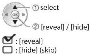 PANASONIC TX-P50GT30B - Select a channel and [reveal] / [hide] - 2
