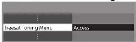PANASONIC TX-P50GT30B - Select [freesat Tuning Menu] - 1