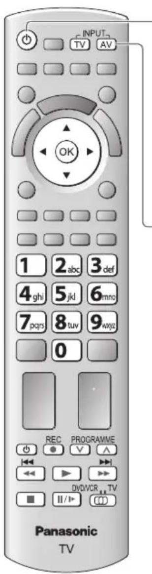 PANASONIC TX-P50GT30B - Watching External Inputs - 1