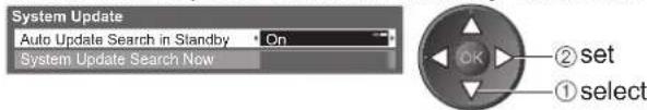 PANASONIC TX-P50C2B - ■To update automatically - 1
