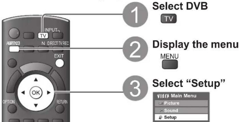 PANASONIC TX-P50C2B - DVB channels - 1