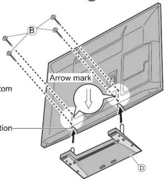 PANASONIC TX-P50C2B - ■ Securing the TV - 1