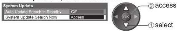 PANASONIC TX-P50C2B - ■To update immediately - 1
