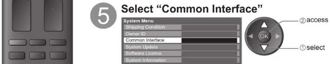 PANASONIC TX-P50C2B - Insert the CI module (optional) - 3