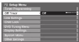 PANASONIC TX-P50C2B - Turn the TV off automatically after a fixed period (Off / 15 / 30 / 45 / 60 / 75 / 90 minutes) - 6