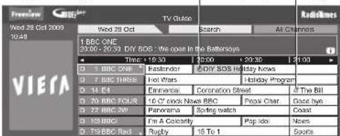 PANASONIC TX-P50C2B - Guide link programming (Timer Programming from the TV Guide signal) - 2