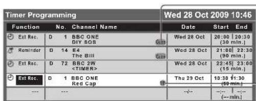 PANASONIC TX-P50C2B - Guide link programming (Timer Programming from the TV Guide signal) - 1