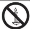 PANASONIC TX-P50C2B - To prevent the spread of fire, keep candles or other open flames away from this product at all times - 1