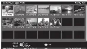 PANASONIC TX-P50C2B - ■To sort by folder, recorded date or recorded month - 7