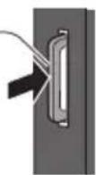 PANASONIC TX-P46GTS31 - Entfernen der SD-Speicherkarte - 1
