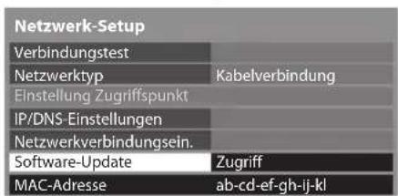 PANASONIC TX-P46GTS31 - Auswahl[Software-Update] - 1