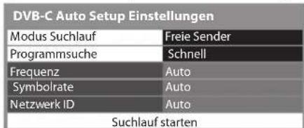 PANASONIC TX-P46GTF32 - Nehmen Sie die gewünschten Einstellungen für die Auto Setup Einrichtung vor. - 1