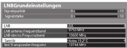 PANASONIC TX-P46GTF32 - Stellen Sie [LNB] und [Satellit] ein - 1