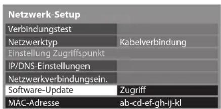 PANASONIC TX-P46GTF32 - Auswahl[Software-Update] - 1