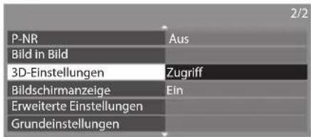 PANASONIC TX-P46GTF32 - Wählen Sie [3D-Einstellungen] - 1