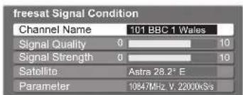 PANASONIC TX-P46G15B - Check freesat signal Signal Condition - 2