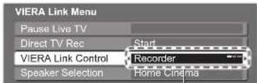 PANASONIC TX-P46G15B - non-VIERA Link equipment - 2