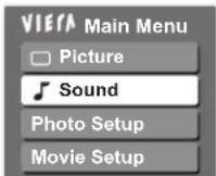 PANASONIC TX-P46G15B - ■ Audio output settings (operate in step ③ or ④ on p. 56) - 2