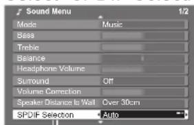 PANASONIC TX-P46G15B - ■ Audio output settings (operate in step ③ or ④ on p. 56) - 5