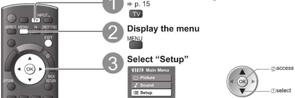 PANASONIC TX-P46G15B - DVB or Analogue channels - 1