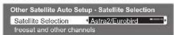 PANASONIC TX-P46G15B - ① Select the satellite - 1
