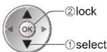PANASONIC TX-P46G15B - ③ Select the channel / input to be locked - 2