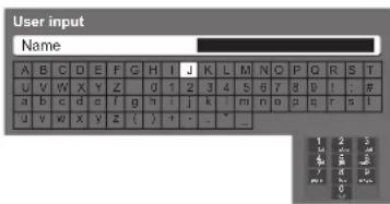 PANASONIC TX-P46G15B - Characters table for numeric buttons - 5
