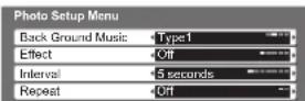 PANASONIC TX-P46G15B - ■ Slideshow settings (operate in step ③ or ④ on p. 56) - 7