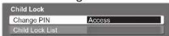 PANASONIC TX-P46G15B - Select "Change PIN" - 1
