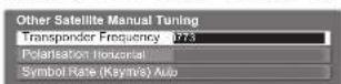PANASONIC TX-P46G15B - Set Other Sat. channel manually Manual Tuning - 1
