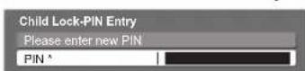 PANASONIC TX-P46G15B - ① Enter the PIN number (4 digits) - 1