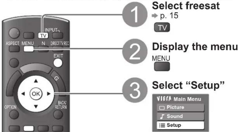 PANASONIC TX-P46G15B - freesat channels - 1