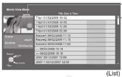 PANASONIC TX-P46G15B - Select the file to be viewed - 1