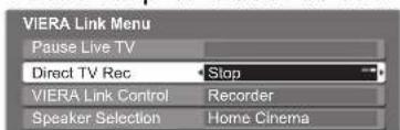 PANASONIC TX-P46G15B - Direct TV Recording - What you see is What you record - 5