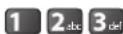 PANASONIC TX-P46G15B - Characters table for numeric buttons - 1