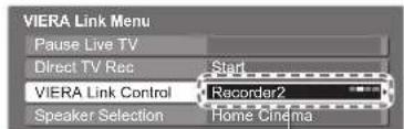 PANASONIC TX-P46G15B - If multiple recorders or players are connected - 1