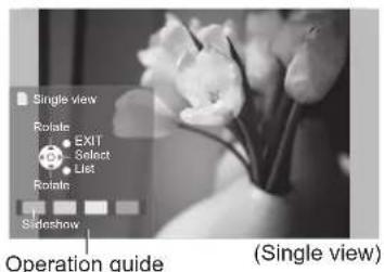 PANASONIC TX-P46G15B - Select the file (photo or movie) to be viewed - 1