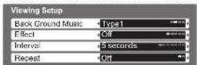 PANASONIC TX-P46G15B - ■ Slideshow settings (operate in Photo View Mode) - 5
