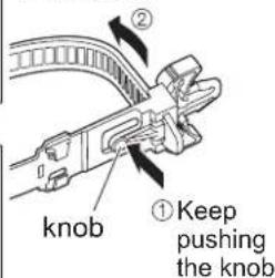PANASONIC TX-P46G15B - Using the clamper - 4