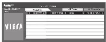 PANASONIC TX-P46G15B - No programmes shown on TV Guide - 1