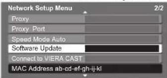 PANASONIC TX-P46G15B - Update TV's software - 1