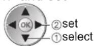 PANASONIC TX-P46G15B - ■ Audio output settings (operate in step ③ or ④ on p. 56) - 6