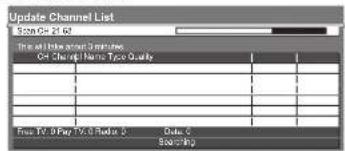 PANASONIC TX-P46G15B - Update DVB channel automatically Update Channel List - 1