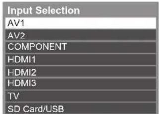 PANASONIC TX-P42S31B - Select the input mode connected to the equipment - 1