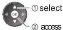 PANASONIC TX-P42S31B - Select [Child Lock List] - 2