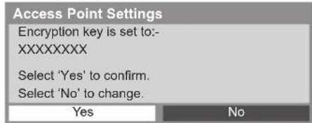PANASONIC TX-P42S31B - Select [Yes] - 1
