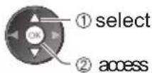 PANASONIC TX-P42S31B - Select [Input Labels] - 2