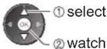 PANASONIC TX-P42S31B - Select the input mode connected to the equipment - 2