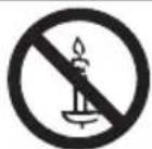 PANASONIC TX-P42S31B - To prevent the spread of fire, keep candles or other open flames away from this product at all times - 1