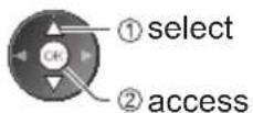 PANASONIC TX-P42S31B - Select the item (NAME / HOUSE NO / POSTCODE) and set characters - 4